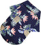 1 Pcs Hawaiian Pet Dog Polo T-Shirt, Coconut Tree Print Summer Shirt for Pets (4XL, Royal Blue)