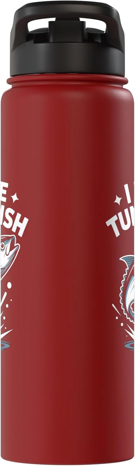 Passionate Anglers Tuna Enthusiasts Fishermen I Love Tuna Fish Bold Statement Fishing Stainless Steel Insulated Water