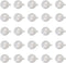 25Pcs 25mm Squeakers for Dog Toys, Noise Maker Insert Replacement for Pet Baby Toys