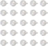 25Pcs 25mm Squeakers for Dog Toys, Noise Maker Insert Replacement for Pet Baby Toys