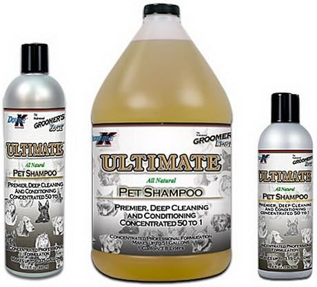 Groomer's Edge Ultimate Pet Shampoo | Deep Cleans and Conditions Dogs, Cats, Puppies, Kittens, Horses, Cattle | 16 ounce bottle