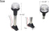 Pactrade Marine Boat LED All Round Anchor Navigation Light - SS Pole 8-30v, Height 7-1/2''