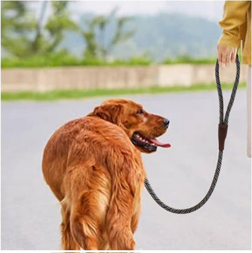 3 FT Slip Lead Dog Leash, 1/2 inch Rope for Walking and Training, No Pull Strong Nylon Leash for Medium and Large Dogs