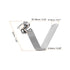 HARFINGTON 20pcs Single Button Kayak Paddle Snap Spring Clip, 42mm x 7.66mm for Camping