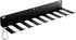 Tebery 9 Hook Home Gym Storage Rack - Wall Mount Fitness Equipment Organizer for Exercise Bands and Barbells