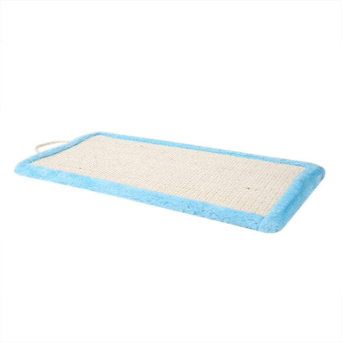 Ichiias Cat Scratching Post Blue - Sisal Hanging Kitten Catnip Scratcher Claw Board Pet Toy Accessory
