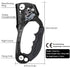 LIXADA Climbing Hand Ascender - 8-13mm Vertical Rope Access with Ergonomic Rubber Handle - CE Certified