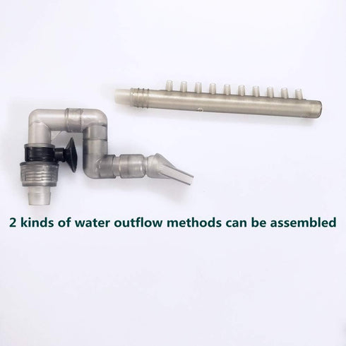 Aquarium External Filter Accessories Inflow Outflow Kit for Canister Filter, 1/2'' ID Hose