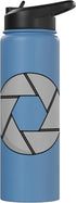Clever Witty Aprture Designs Photography Aperture Camera Lens Photographer Photo Stainless Steel Insulated Water Bottle