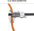 NewDoar Static Climbing Rope 8mm Accessory Cord, 98FT, for Arborist Tree, Mountaineering, Sailboat Rope, Dock Lines