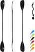 OCEANBROAD Adjustable Kayak Paddle - 86in/220cm to 94in/240cm Oar with Paddle Leash for Kayaking and Boating