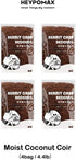 HEYPOMAX 100% 4bag) Hermit Crab Bedding with Humid Coconut Soil Natural, Soft & Safe, Ideal for Tanks and Terrariums