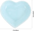 POPETPOP 3Pcs Hamster Food Bowl, Ceramic, Heart-Shaped Pet Feeder, Sufficient Quantity, Compact Size, Wide Application