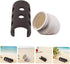 2pcs NUOBESTY Fish Shrimp Hiding House Breeding Cave Pot Aquarium Hideout Shelter Small White Ceramic Half-Round