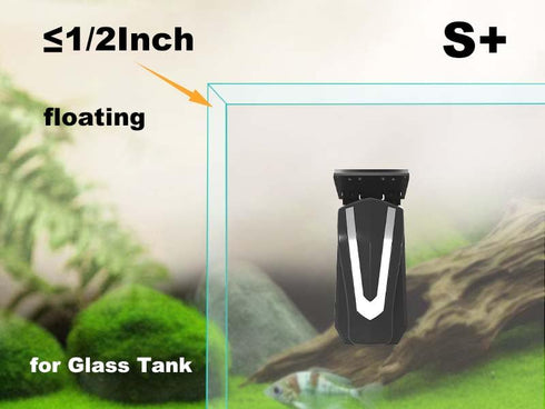 4 Carefree Fish Aquarium Super Powerful Magnetic Cleaner with Algae Scrapers for Glass Fish Tank Magnet Brush Floating