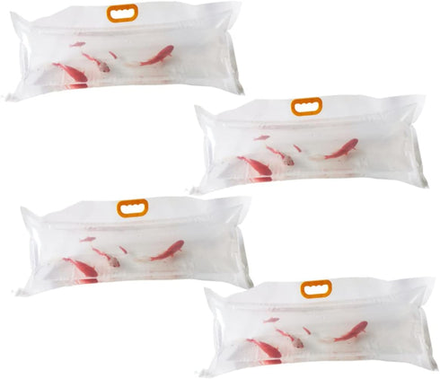 HMIASFMK 4pcs Packing Packing Fish Cayout Fish Clear Fish Fish Transporting Bag Seafood Bag Pouch Live Fish