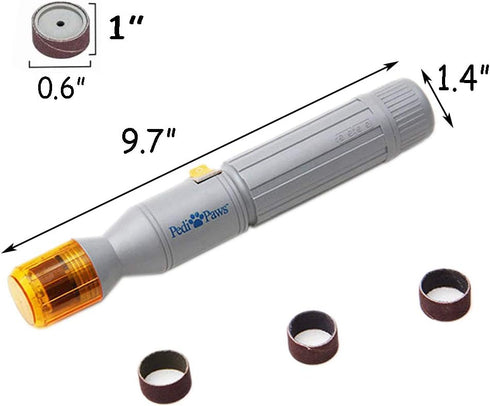 Ruri's Dog Nail Grinder - Upgraded Version Professional Electric Nail Trimmer Grooming Tools