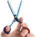 5Pcs Pink Silicone Scissors Finger Rings, Grooming Shear Thumb Inserts for Pet Shears