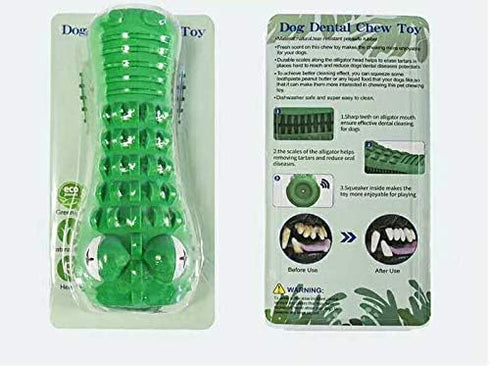 Dog Chew Toys for Aggressive Chewers – Alligator Dog Chew Toy for Large, Medium & Small Dogs, Tough Rubber