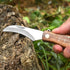 Mushroom Knife with Brush and Foraging Bag Kit, Folding Gardening Knife for Pruning and Harvesting