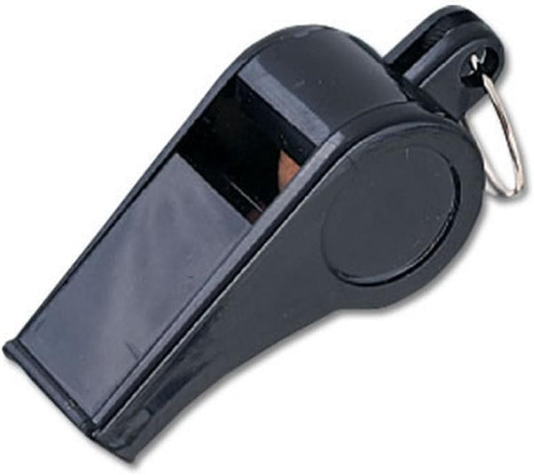 MacGregor Economy Plastic Whistle Pack, Black, One-Dozen