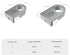 FZONE Mini Aquarium Fixing Clamp, Aluminum Alloy Holder for Rimless Aquariums, Fasten Water Pipes