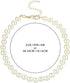 Madison Tyler Dog Pearl Necklace, Durable Cute Fashion Pet Collar for Dogs, Light Pearl Jewelry 19 inches