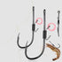 Genrico 10pcs Live Shrimp Hooks, Fishing Hooks, Live Shrimp Holder, High Strength Corrosion