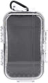 Shockproof Waterproof Storage Case, Outdoor Airtight Carry Box Container (Transparent)