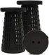 JAEMEYEM 2 PCS Upgraded Collapsible Stool Chair, Max 660lb Folding Stool, Lightweight, Sturdy,