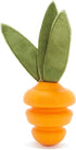Barkbox Super Chewer Tough Dog Chew Toys, Treat Dispensing for Aggressive Chewers, Carrot - Small