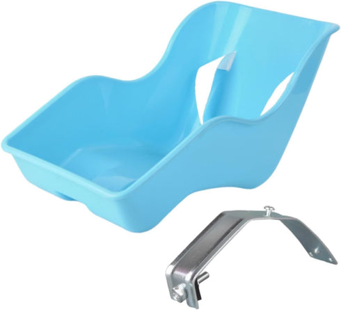 blloocod Baby Doll Bicycle Seat Carrier, Blue Bike Attachment Accessory for Standard Dolls