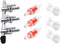 Aquarium Air Pump Splitter 10 in 1 Set, 3-Way Air Flow Control Valve & Suction Cups for Fish Tank