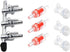 Aquarium Air Pump Splitter 10 in 1 Set, 3-Way Air Flow Control Valve & Suction Cups for Fish Tank