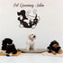 Pet Wall Sticker - Removable PVC Decals for Grooming Salon, Create a Playful Atmosphere (Black, 22"x18")
