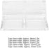 Pssopp 20Pcs Aquarium Glass Cover Clip Acrylic Universal Lid Clips for Rimless Aquariums Clear Color Acrylic Aquarium Glass Cover Holder, Aquarium Glass Clips(5mm)