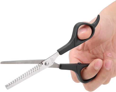 Oumefar Pet Hair Scissor, Light-Weight Grooming Shear with Professional Thinning Blade for Dogs and Cats