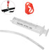 Hydraulic Bleed Kit, Mountain Bike Disc Brake Repair Tool Kit with Syringe Hose Anti Reverse Clamp Funnel Bumper