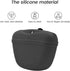 AUDWUD Silicone Dog Treat Pouch - Portable Training Container with Dog Training Clicker and Magnetic Buckle