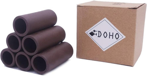Aquarium Cave Handmade Brown Ceramic Shelters, Shrimp and Small Fish Habitat, Hiding Cave
