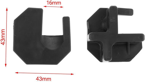 Generic 8X 4.3cmx4.3cm Camping Chair Connectors, Folding Chair Repair Accessories, Replace Parts for Outdoor Folded