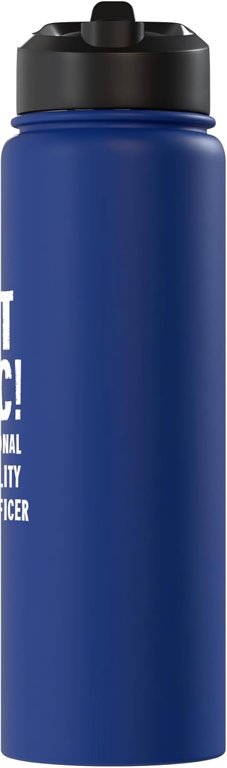 Fishing Boat Crew T-Shirts & Gifts Seafood Quality Assurance Officer Stainless Steel Insulated Water Bottle