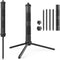 MOPFOL Aluminum Tripod Light Stand Foldable & Adjustable Lantern Pole with Phone Holder