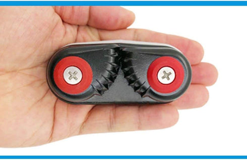 Lixada 2PCS Aluminum Cam Cleats for Kayak, Canoe, Sailing, Fast Entry Boat Dinghy Cleats