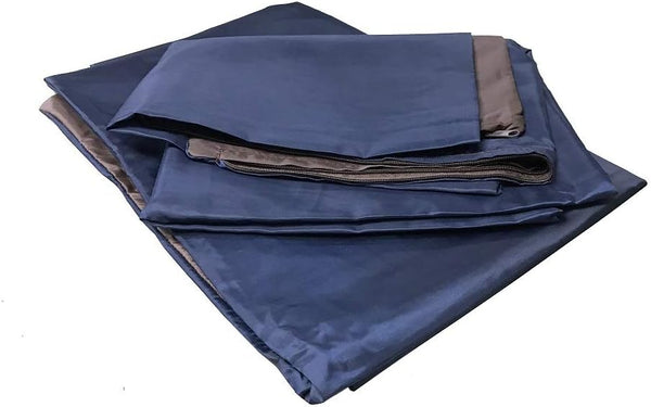 Half Waterproof Dog Cat Bed Pillow Case, Zipper Cover Liner (2 Pack, 35x20x4 INCHES)