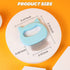 Cat Comb Pet Grooming Tool, Soft Deshedding Brush for Short & Long Hair, 3 Piece Massaging Shell Comb