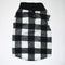 Dog Sweater, Soft Fleece Vest with Leash Ring Pullover Jacket for Small Dogs, Christmas (L, Black White)