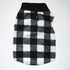 Dog Sweater, Soft Fleece Vest with Leash Ring Pullover Jacket for Small Dogs, Christmas (L, Black White)
