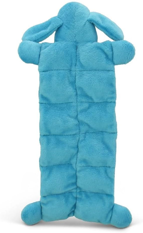 12 inch 13 Smiling Loofa Mat Plush Dog Toy, Long with Squeakers, Cute Soft Squeaky Toy for Medium, Small, Large Dogs