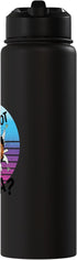 Tuna Cat Cats Animal Curious Pet Love Animals Stainless Steel Insulated Water Bottle with Playful Cat Design